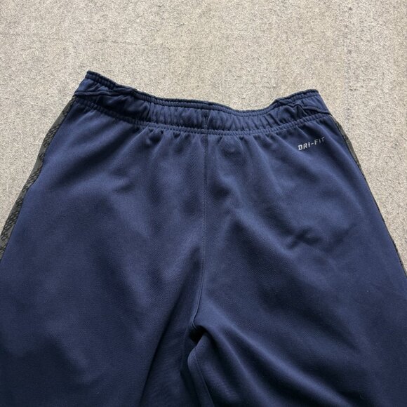 Nike Training Pants Men Small Blue Gray Fleece 29" Ripcord Adjustable Leg 535695 - Picture 8 of 16